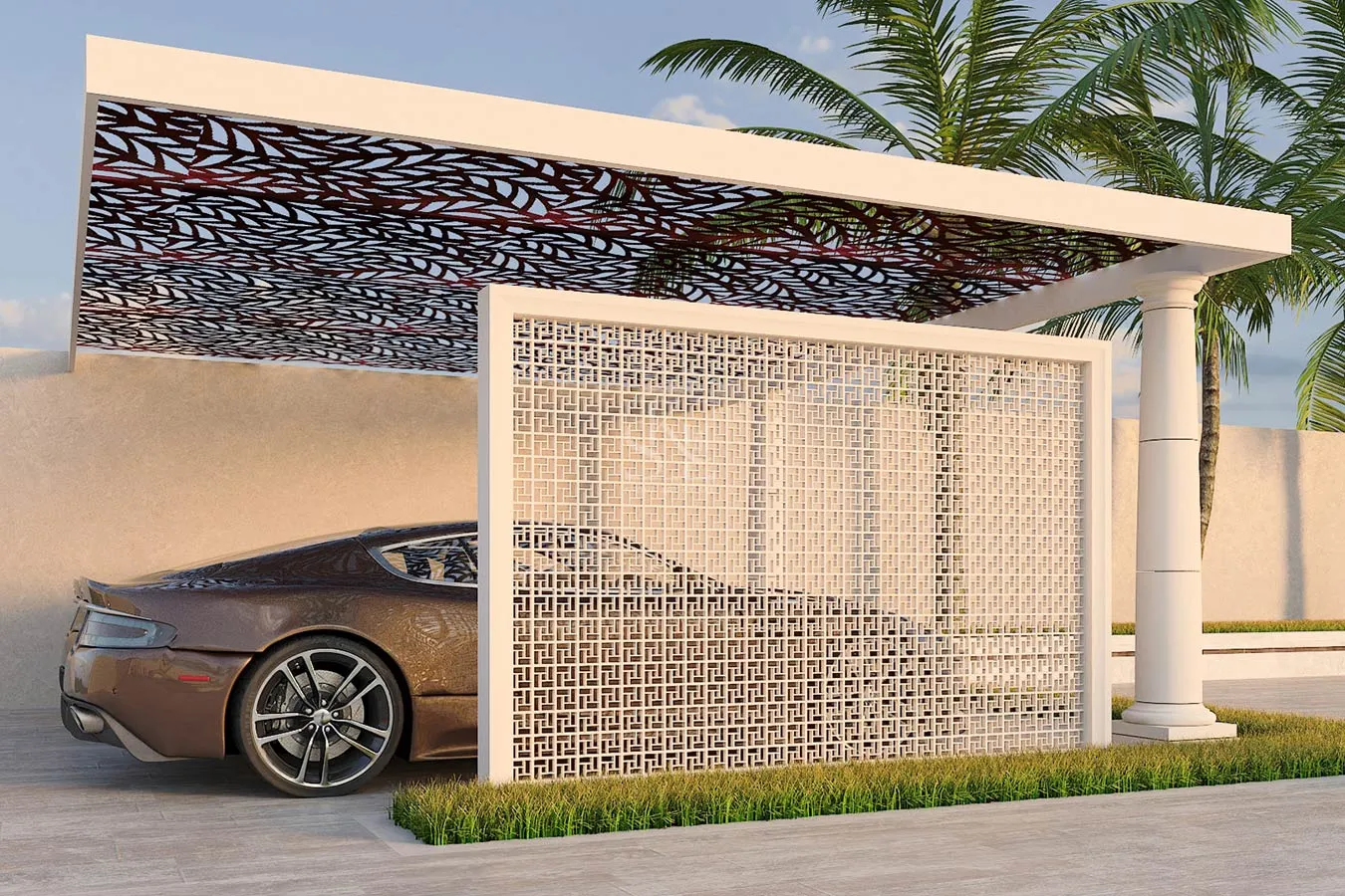 Mashrabiya Wall  Design 1